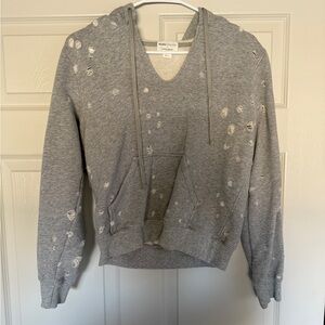 Distressed hoodie